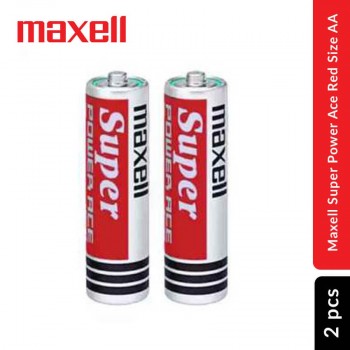 Maxell Super Power Ace Red Battery Size AA, 2 pcs